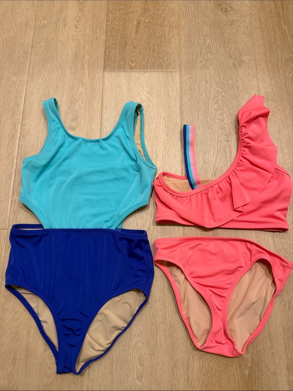 Crewcuts Colorblock Swimsuit Set - one piece & two piece